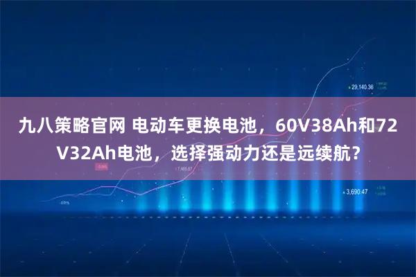 九八策略官网 电动车更换电池，60V38Ah和72V32Ah电池，选择强动力还是远续航？