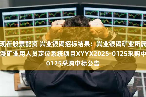 现在股票配资 兴业银锡招标结果：兴业银锡矿业所属企业银漫矿业用人员定位系统项目XYYX2025-0125采购中标公告